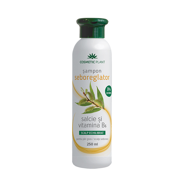 Sampon seboreglator cu salcie si vitamina B6 COSMETIC PLANT - 250 ml